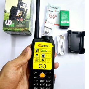 Gretel G3 Antina Power Bank Phone (Black Color) 9800 mah Battery